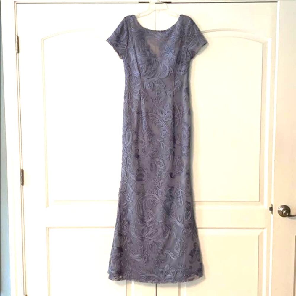 Js Collections Soutache Gray Size 4 Formal Dress … - image 2